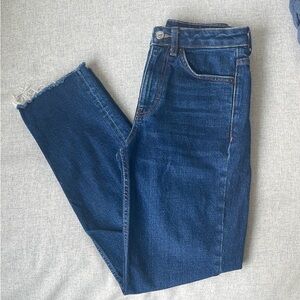 TOPSHOP Moto Straight High Waisted jeans